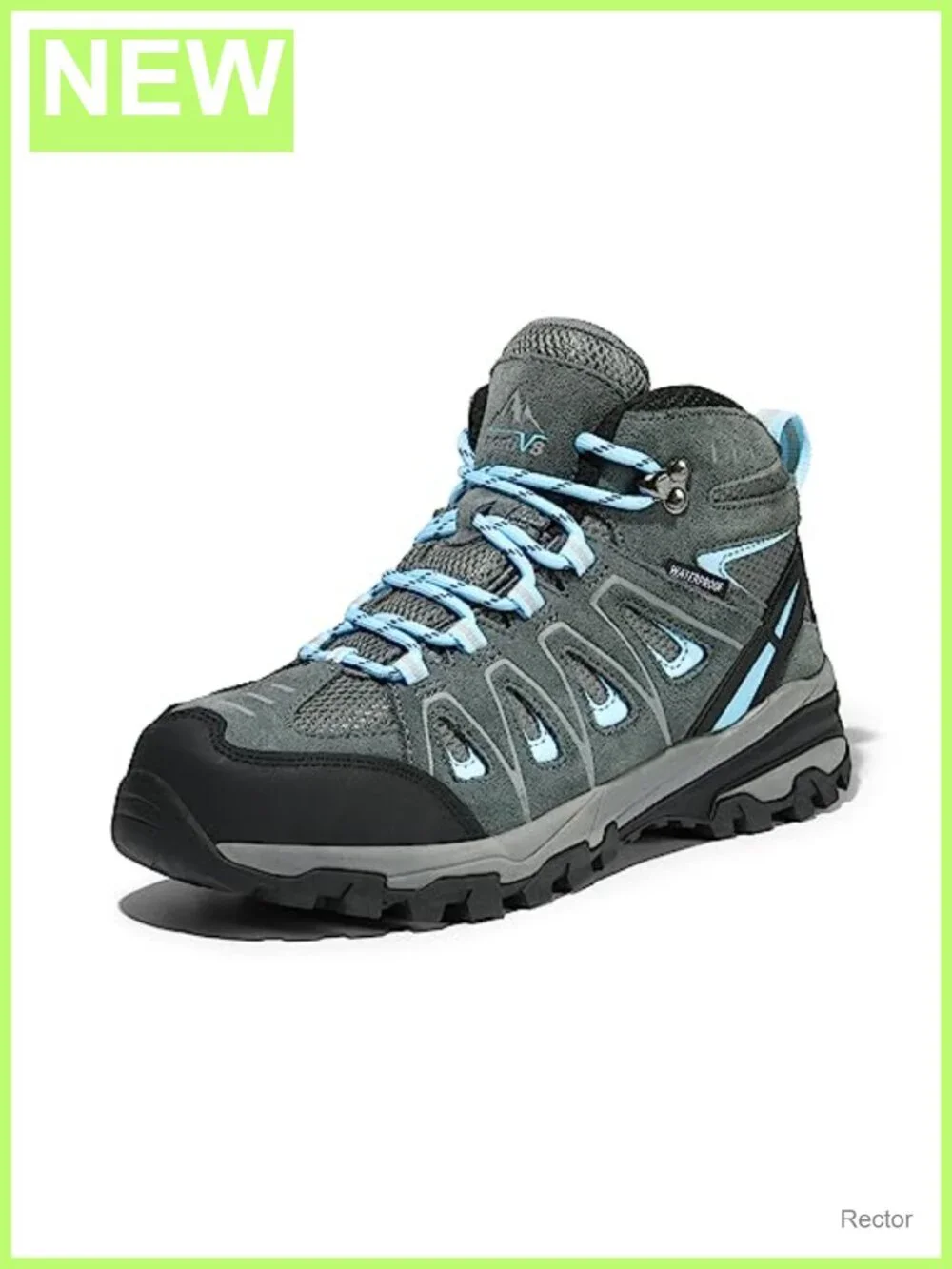 Women's Waterproof Hiking Boots Suede Leather Ankle Boots Lightweight Durable